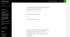 Desktop Screenshot of diyinstruments.com